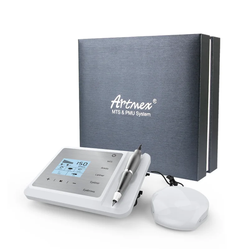 Artmex V9 high quality tattoo machine kit permanent makeup tattoo machine pen micropigmentation device for sale