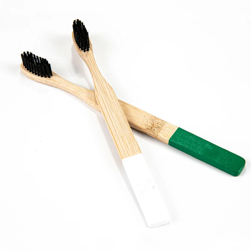 Biodegradable Natural Disposable Custom Logo Oral Care cepillo de dientes Adult Bulk Wooden Wholesale Bamboo Toothbrush