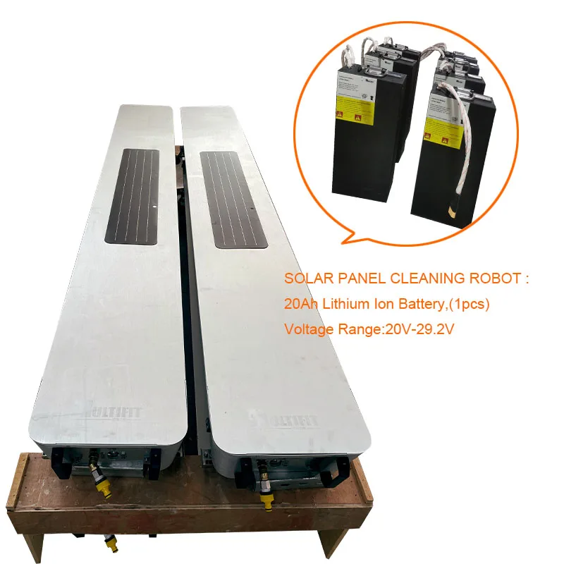 Automatic Solar Panel Cleaning Robot - Web Server Controlled Rotating Brush System for Commercial PV Solar Farms