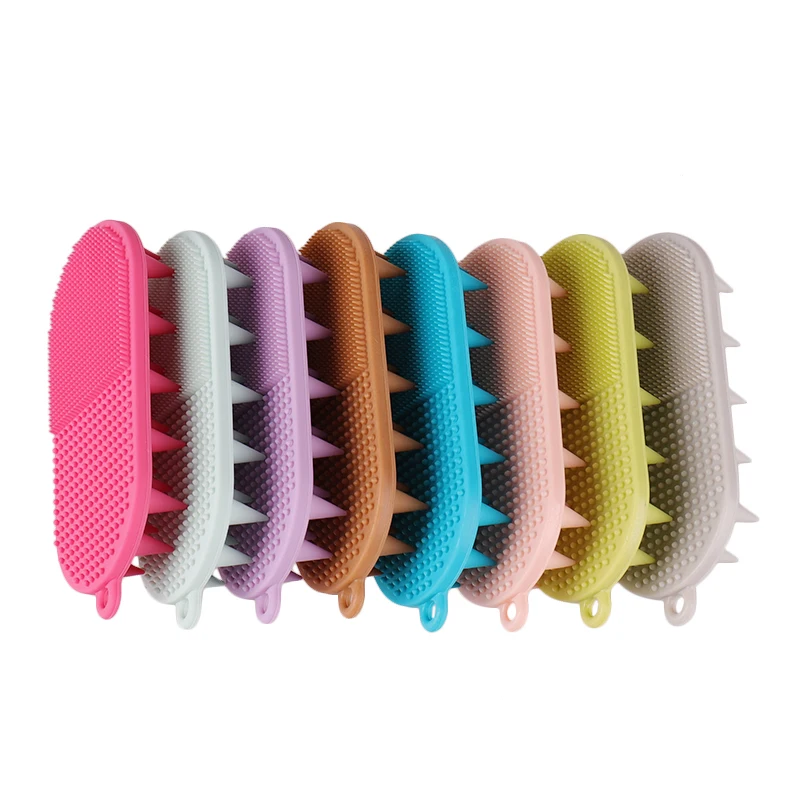 New Design Clean Exfoliating Bathing Face Brush Silicone Head Scrubber