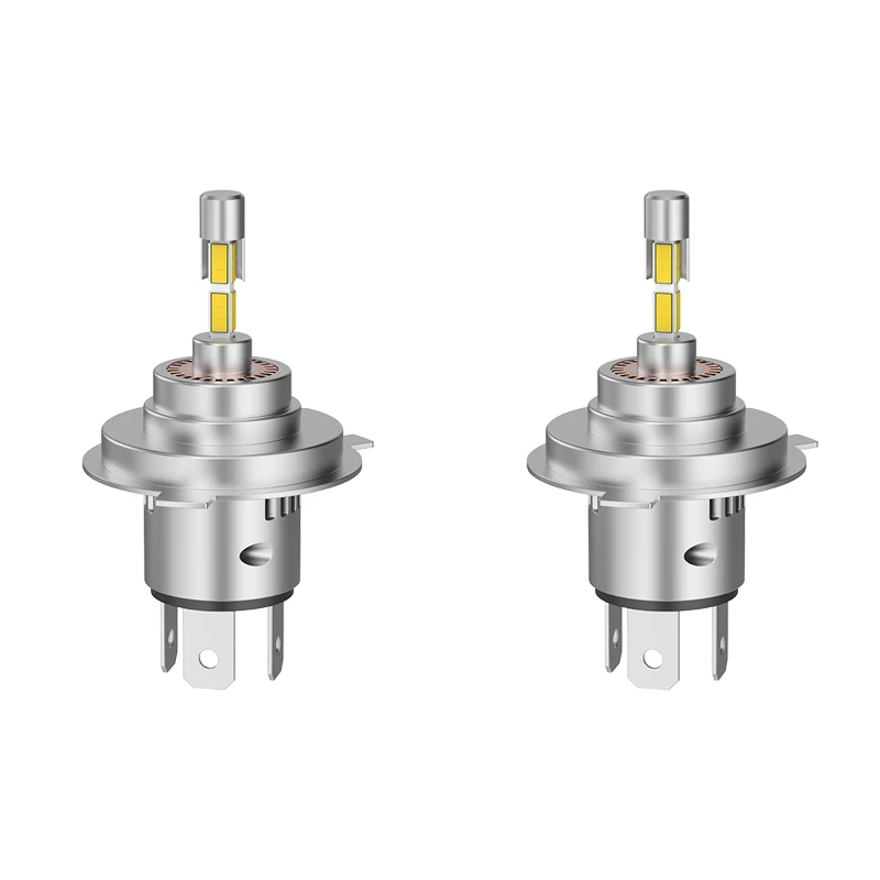 Plug And Play H4 mini-Double beam LED Headlight 50W 6000LM Nondestructive Installation Headlight Bulb