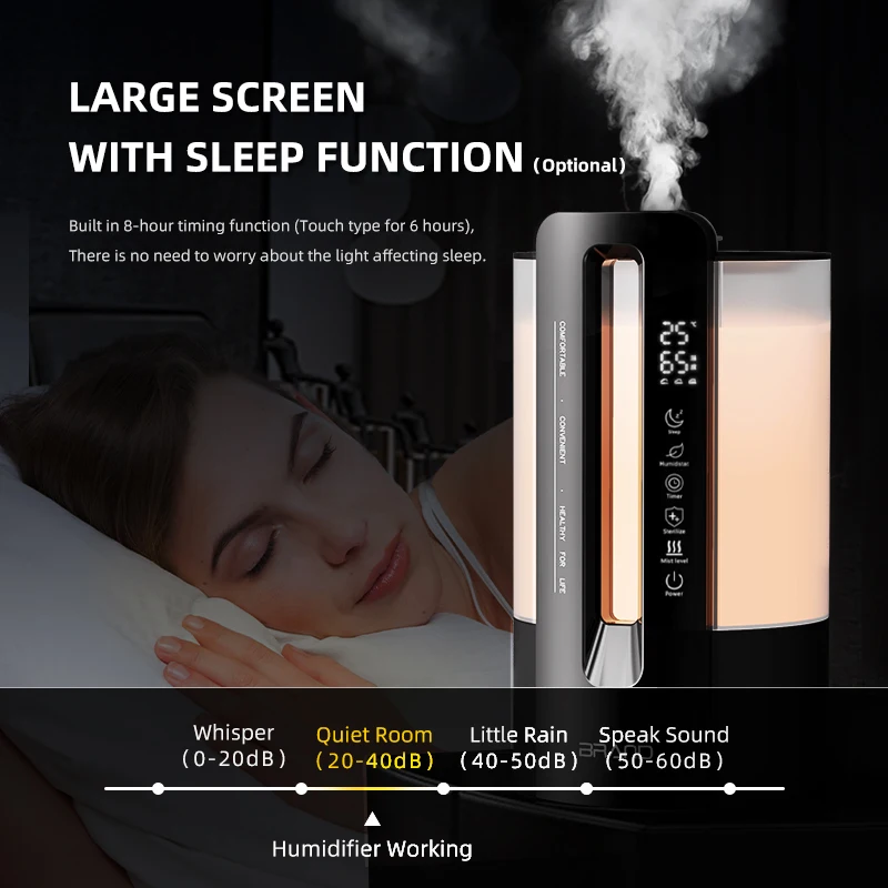 4000ML Water Tank Spray Central Ultrasonic Humidifier Machine Spray electric Humidifier With Control