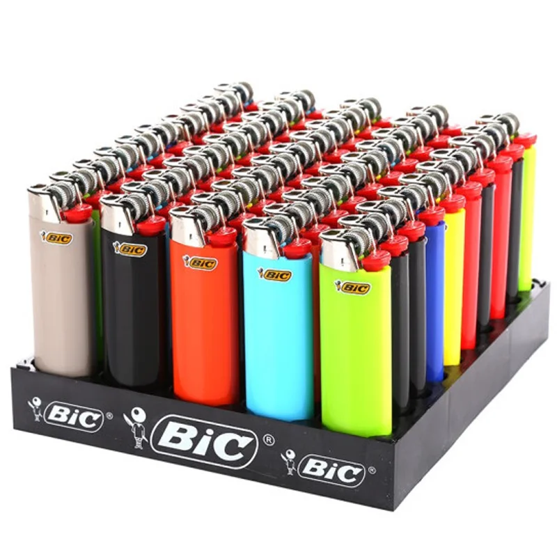 B I C lighters Classic Full Size Lighter Maxi Full Size Classic Lighter Pack of 50 Wholesale Lot Classic Disposable Cigarette
