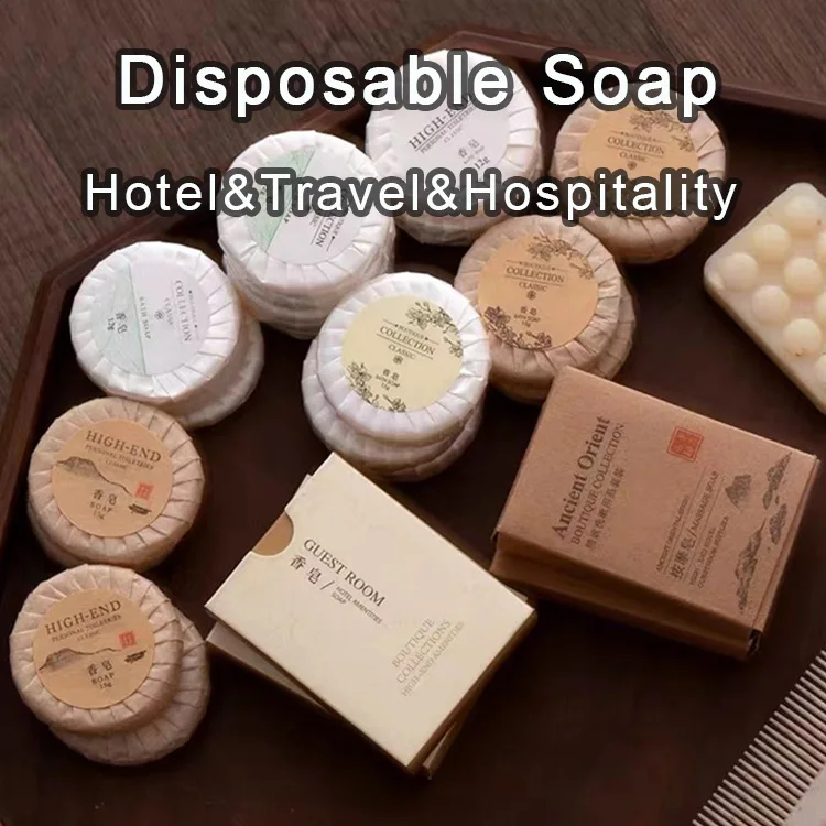Hotel Bath Soaps And Toiletries 20g Hotel Mini Soap 15g Custom Round Small Soap For Hotels