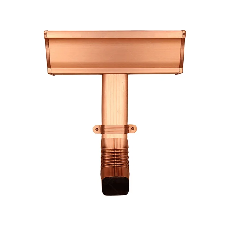 construction & real estate for building materials of copper gutter downspout