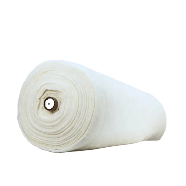 Washable Breathable Cotton Quilt Batting for Filling Quilt Cotton Nonwoven Fabric 100% Cotton Wadding
