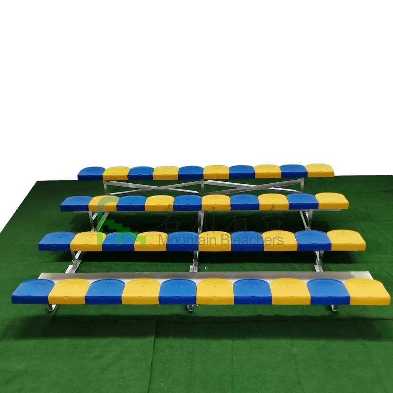 Outdoor event gym aluminum bleachers folding bleachers