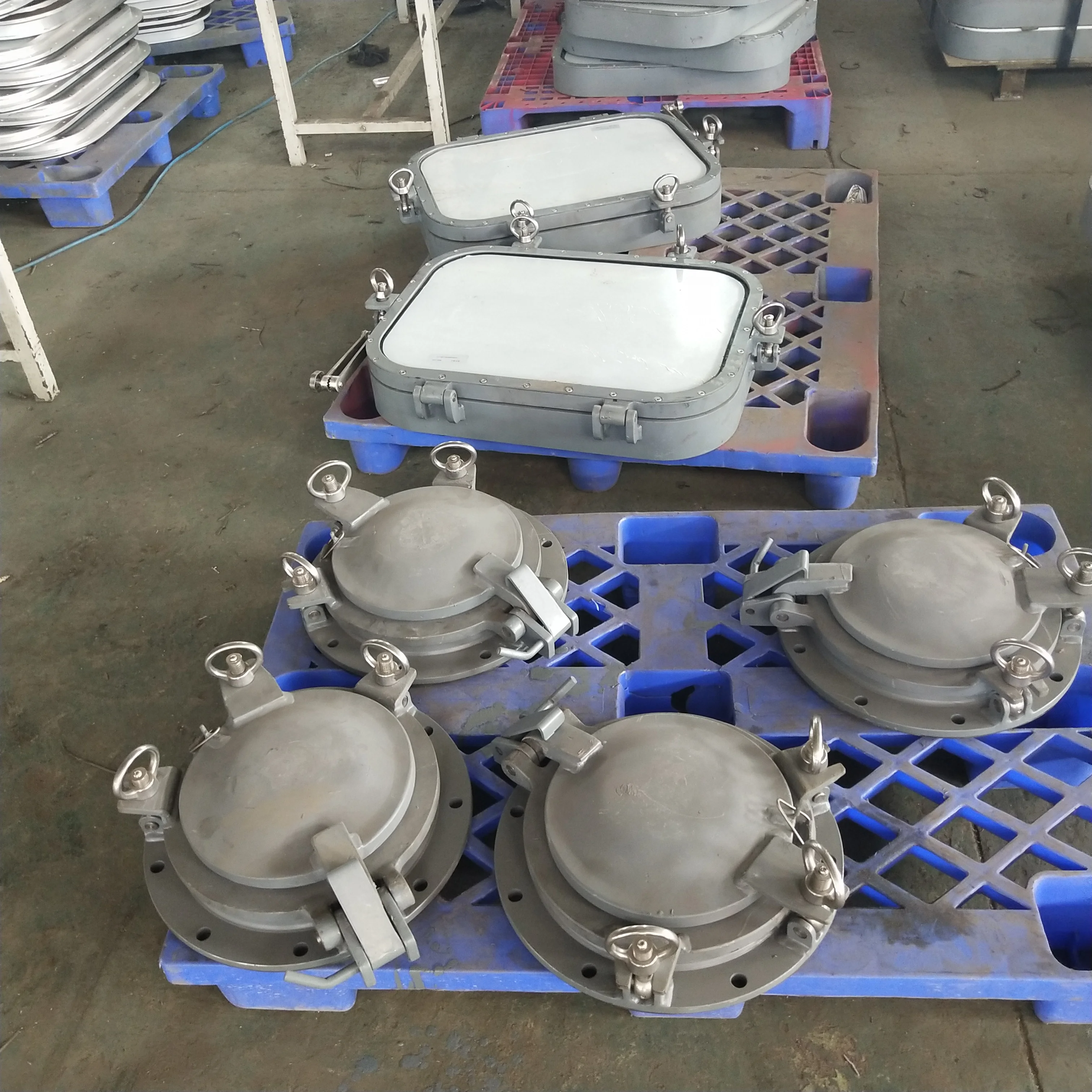 
Excellent quality A60 and A0 fireproof rectangular submarine porthole side scuttles 