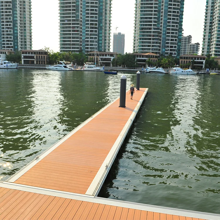 Floating Dock Manufacturer Marine Aluminum Floating Pontoon Walkway Plastic Boat Floats Dock
