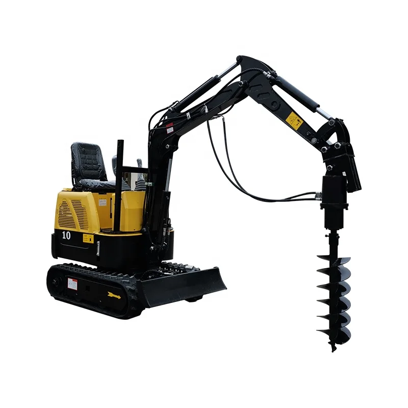 E.P Oil Cooler 50 Hp 1 Tone Agrotk Auger  Machine Mini Digger Cutting Edge Excavator Ground Driller In Indonesia