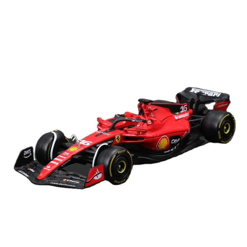 2023 Bburago 1/43 Ferrar i F23 #16 #55 без шлема Formula one F1 коллекция из сплава Литые металлические модели игрушечных машинок