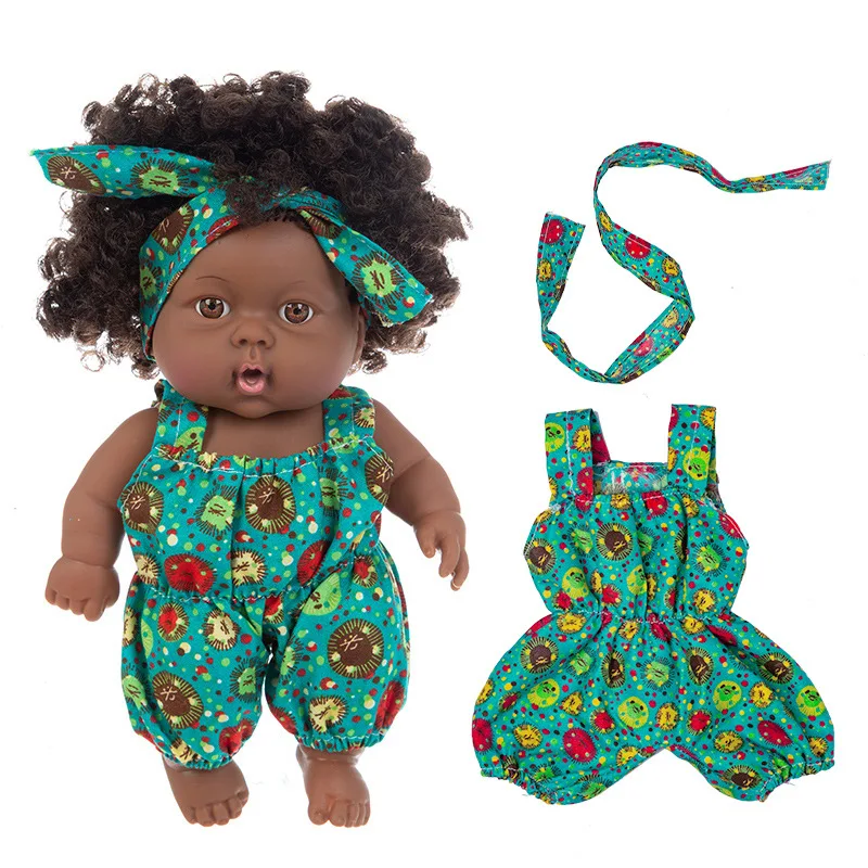 2023 популярная 8-дюймовая кукла Reborn Baby Wow модная африканская черная кожа африканские американские куклы подарок