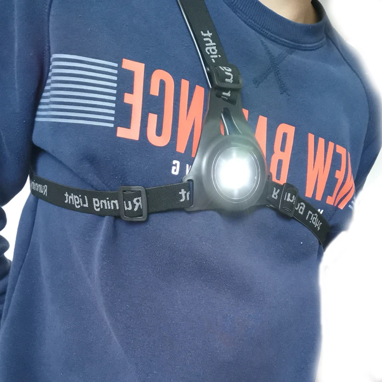 Hot Selling USB rechargeable led night running sports chest light