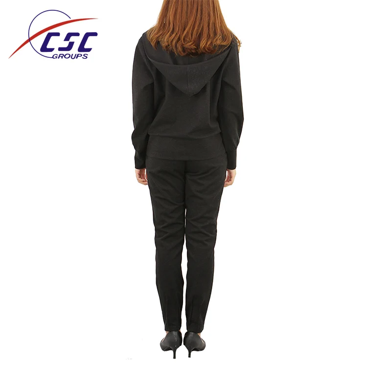 
High quality breathable anti-wrinkle fashionable ladies hooded shrug blouse 