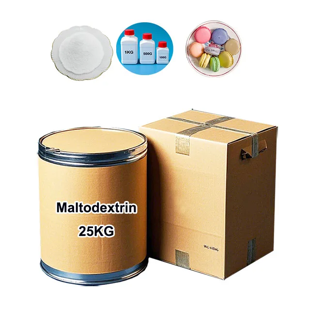 Maltodextrin Powder CAS 9050-36-6 DE 10-20 Food and Feed Grade Corn Source Use for Thickening Agent and Sweetener Manufacturer