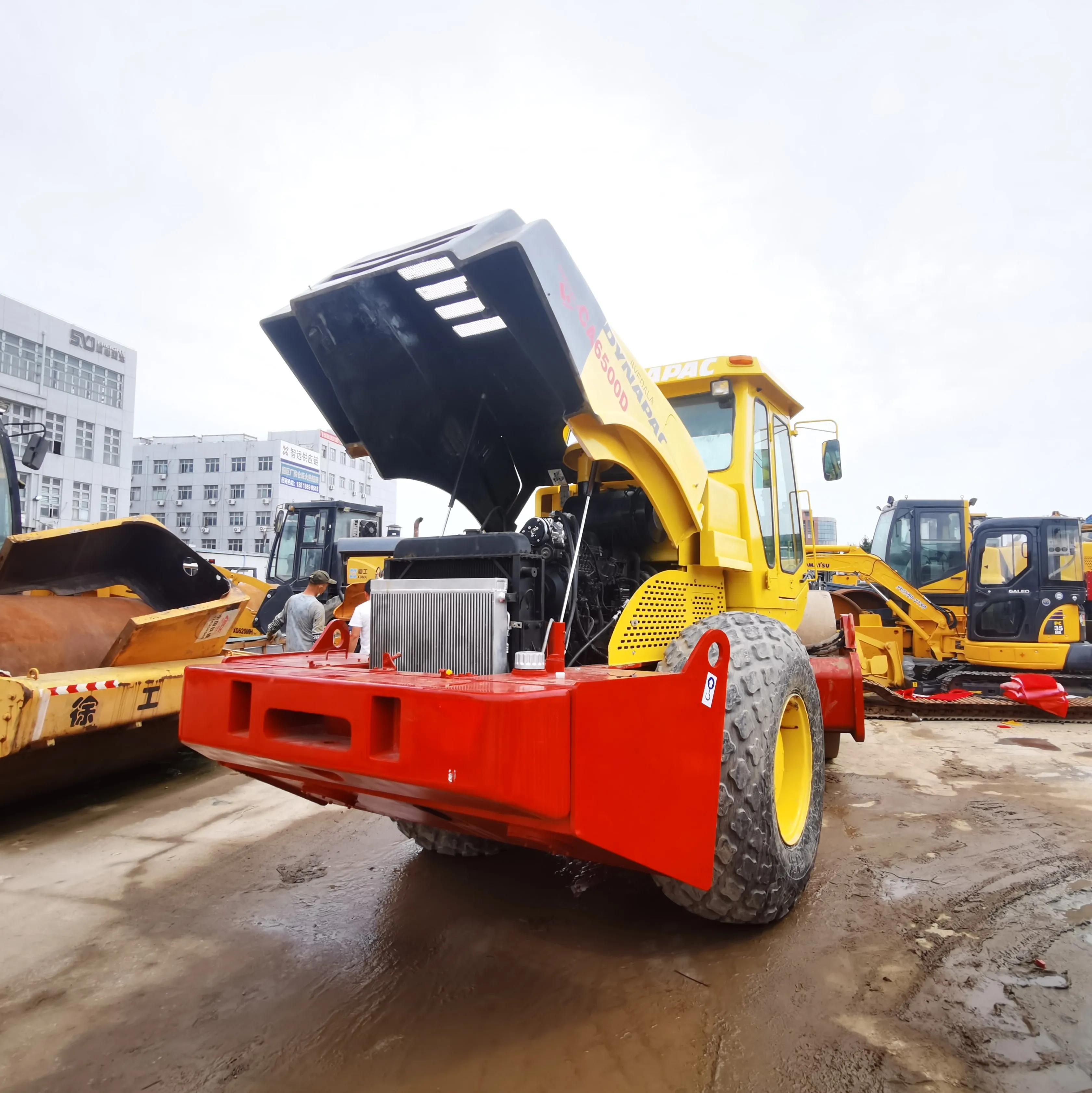 CA6500D модель номер 374KN усиливающий асфальт и верхний дорожный каток mac второй ручной вибратор дорожные катки