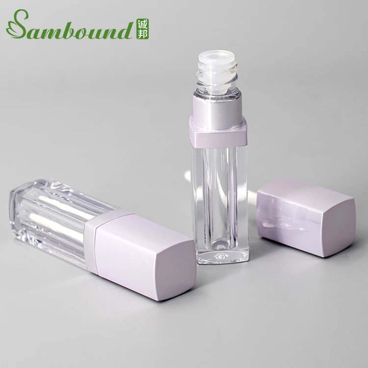 tiny double layer jar organizer stick custom kids plastic acetate private label 5g  box packaging tubes lipbalm container