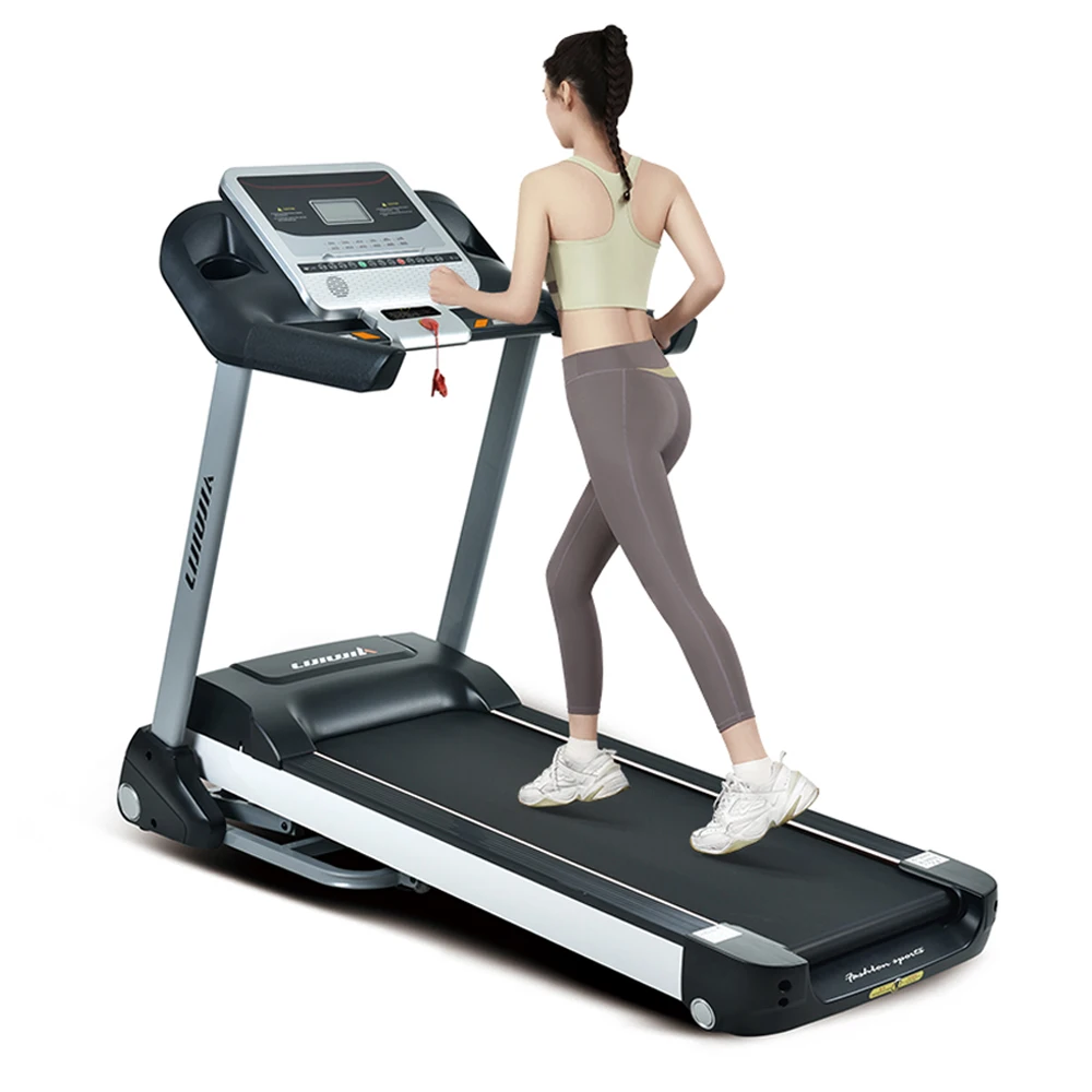 Lijiujia 2.5HP motor folding home use cardio training equipment walking running semi commercial treadmill
