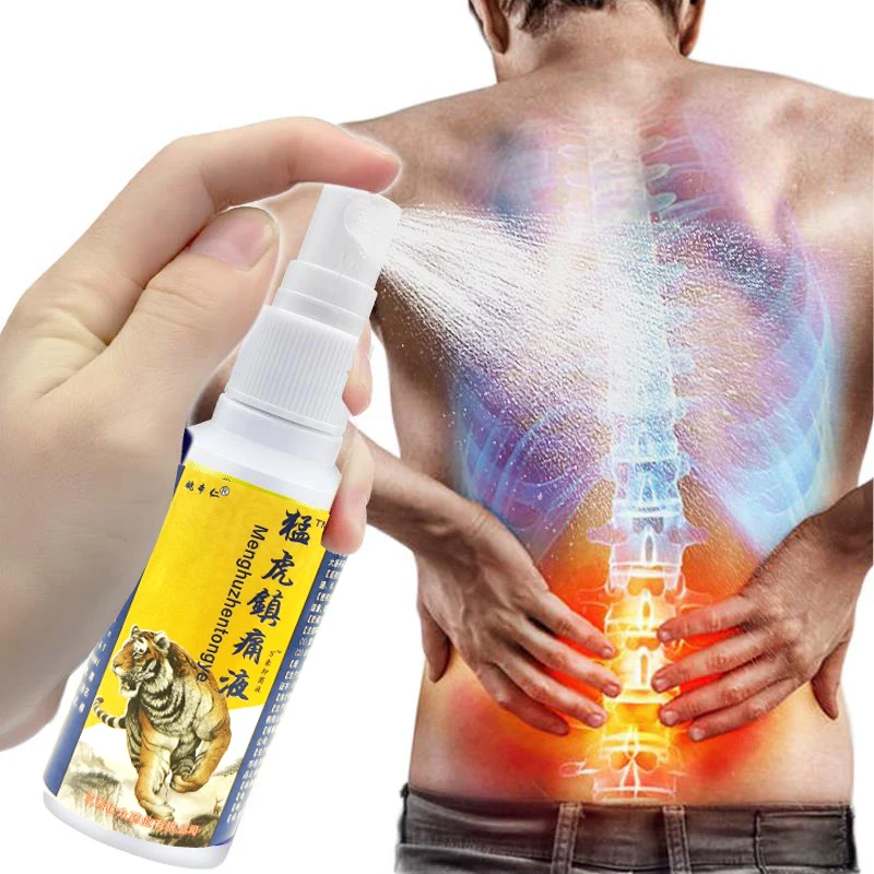 Tiger Analgesic Spray Muscle Relaxation Arthritis Back Pain Potion Chinese Herbal Joint Pain Liquid 60ml