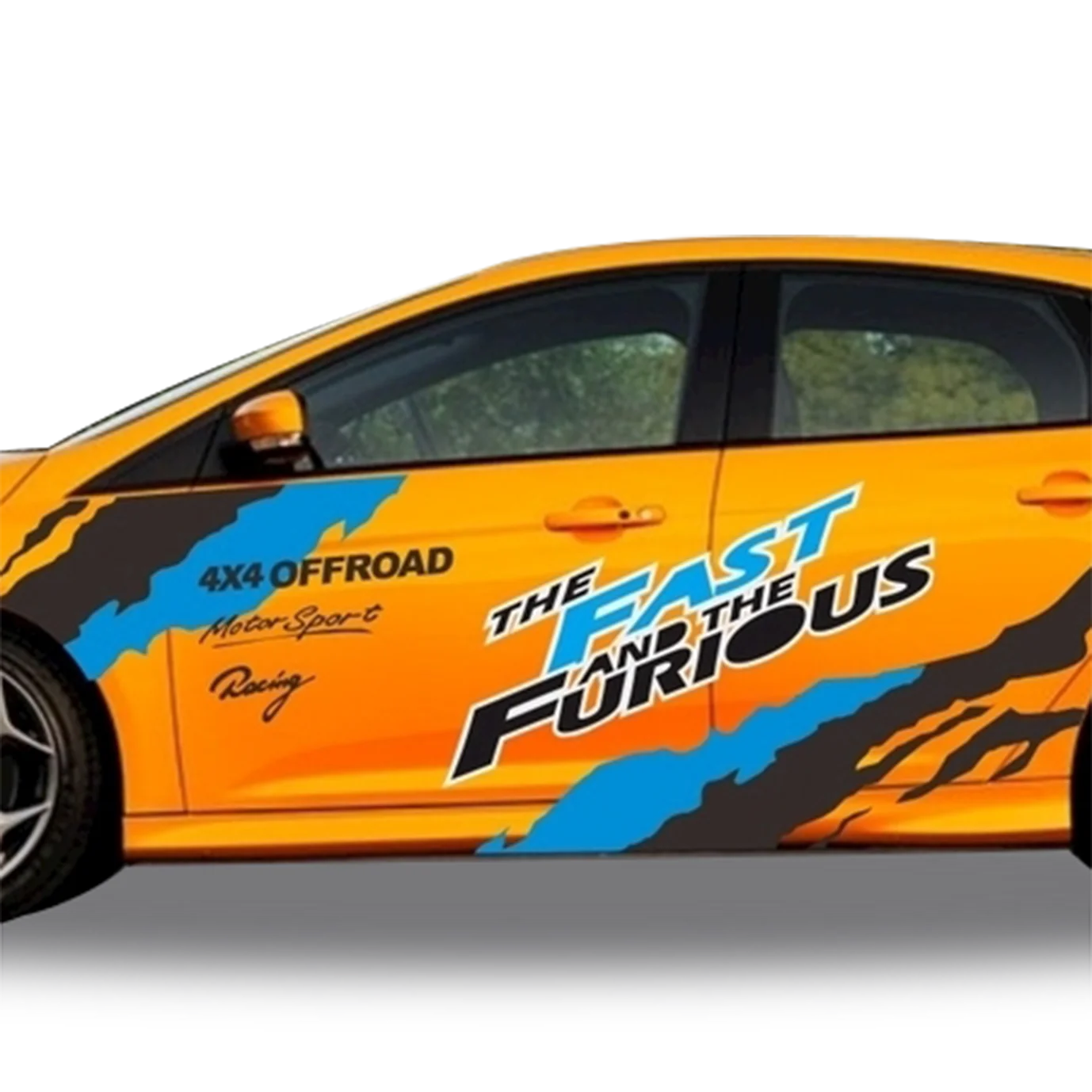 Waterproof custom logo design car sticker  full car body Sticker Design