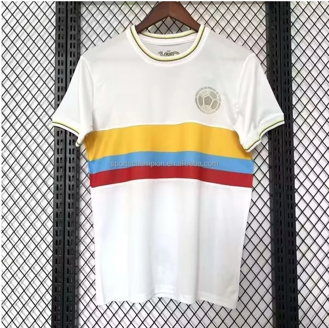2024 Copa America Colombia uniform custom Football T Shirts Luis DIAZ JAMES Colombia Soccer jersey