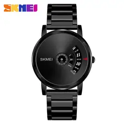 New arrival elegant skmei 1260 brand waterproof men Wristwatch japan movt quartz Wrist Watch stainless steel back jam tangan