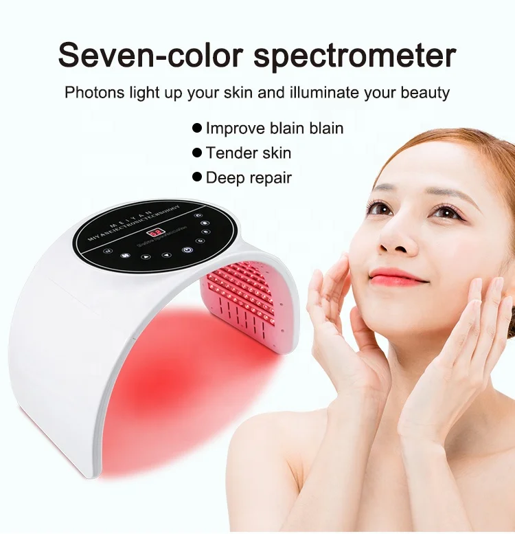 Amazing2015 PDT LED 3 in 1 Photon Treatment Skin Facial Salon Spa Beauty Equipment LED Face Skin Care Light Mahine
