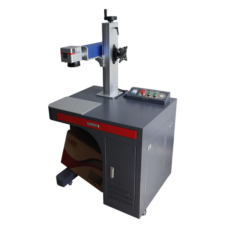 60w JPT Cabinet Fiber Laser Marking Machine Laser Engraver Jewelry Engraving Machines