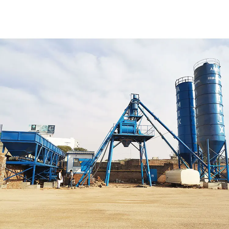 CE, ISO HZS50 Ready Mix Concrete Plant for Sale