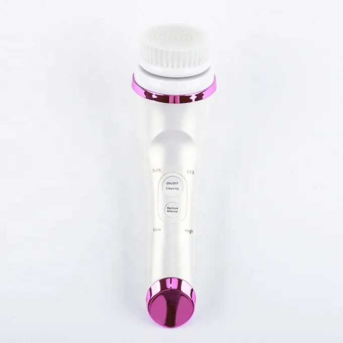 
2019 portable electric sonic brightening face skin facial cleansing brush for deep cleansing 