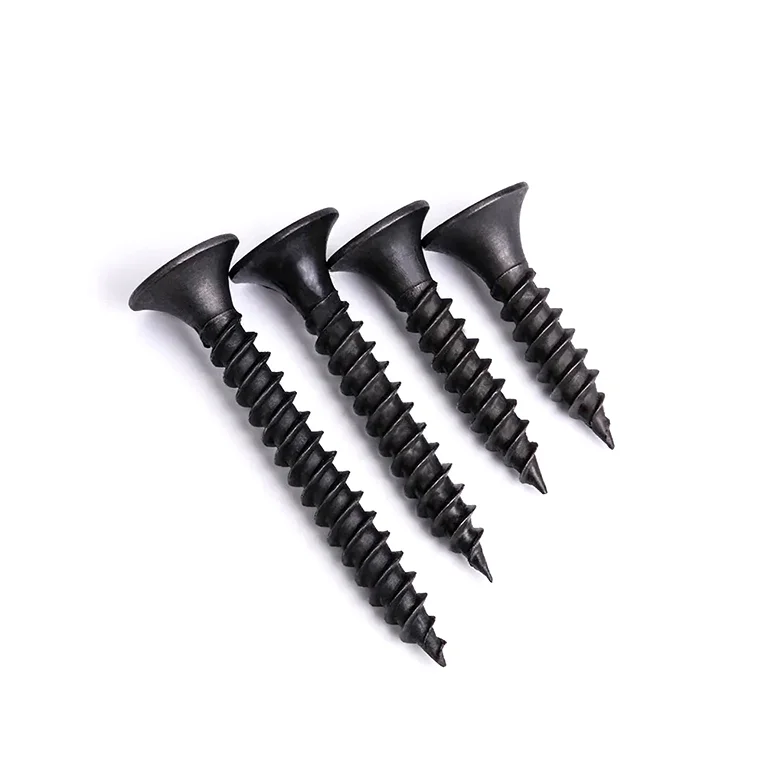 Phosphate Grey Metal Cross Recessed Black Phosphated Drywall Screw Manufacturer Gypsum Screw Drywall