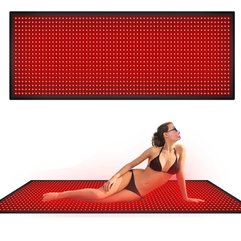Red Light Therapy Large Mat for Whole Body Relief  660nm 850nm Red Infrared Therapy for Full Body Parts Relief at Once