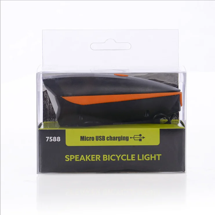 
Good price bicycle front light led Waterproof night riding Usb rechargeable bike light bicycle with horn 