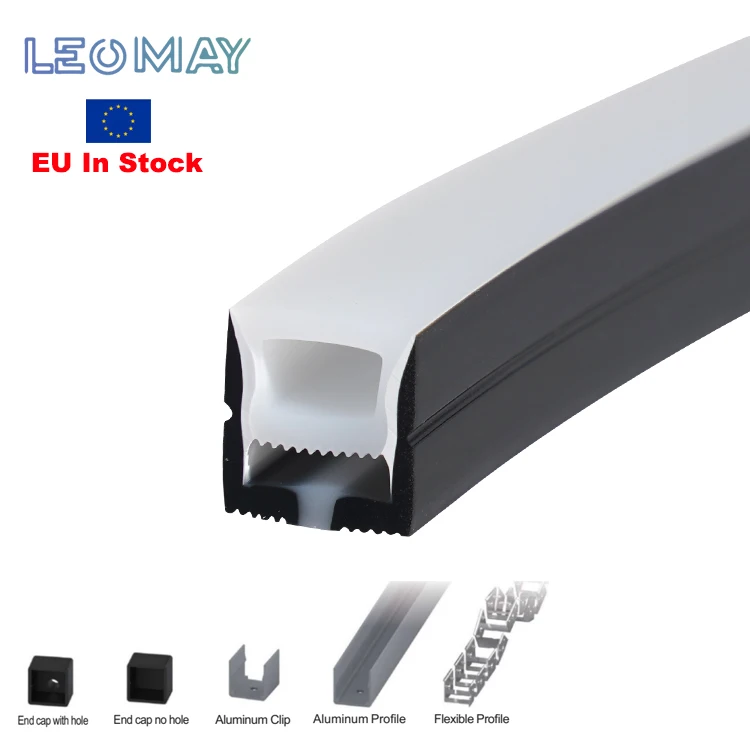 Flex Silicone Neon Tube IP65 Waterproof LED Flexible Profile with 8mm DC 12V DC 24V Led Neon Light