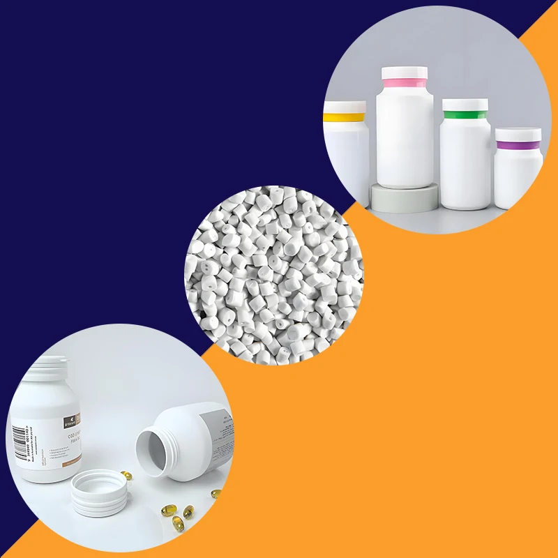 Belief Manufacturing Good dispersion  high brightness PET medicine bottle cosmetic bottle day flower bottle white  masterbatch