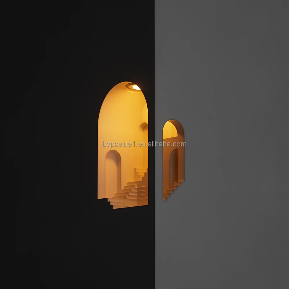 Multifunctional Built In Stair Corner Wall Lamp Aromatherapy Wax Lamp Modern Home Induction Stair Lamp