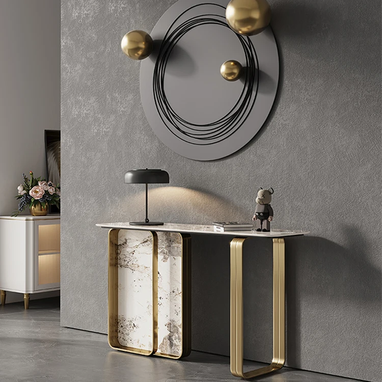 Modern Home interior design Hallway console tables living room furniture grey side console table
