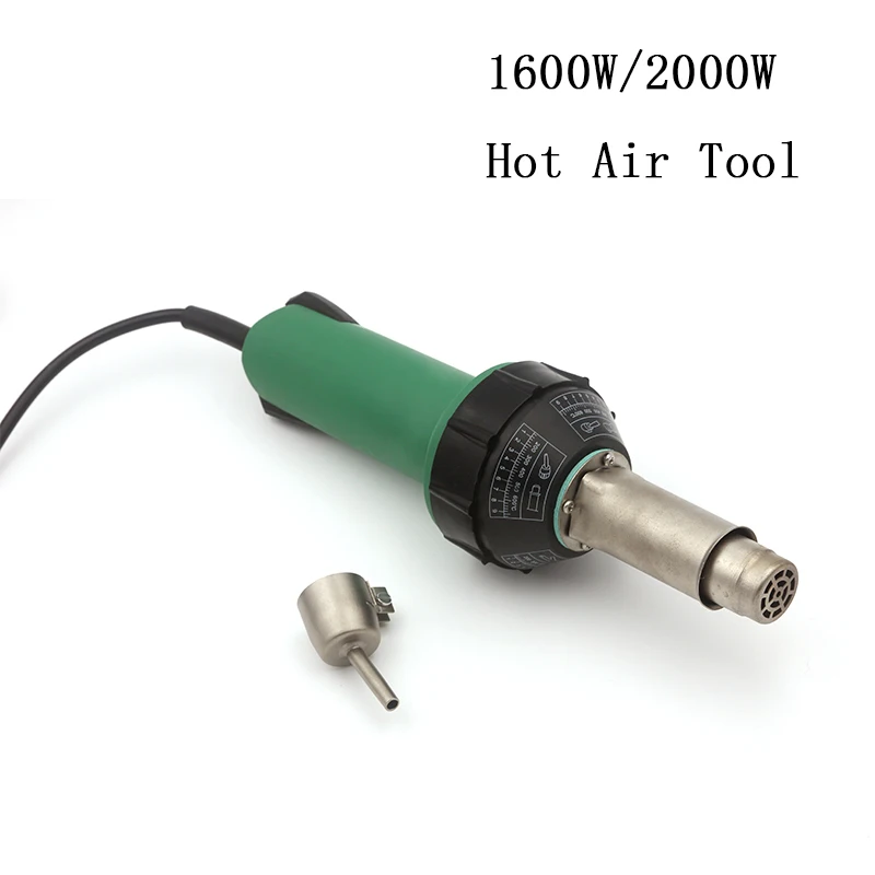 Промышленный пистолет ChingRay с горячим воздухом высокой мощности 1600 Вт, пистолет для сварки пластикового пола, пистолет для сварки полипропилена и пластика с регулируемой температурой 2000 Вт