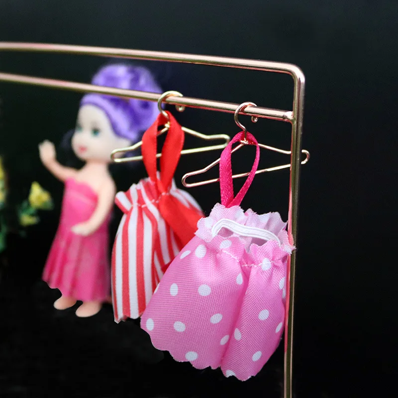 Bjd Hanger Cotton Princess Doll Various Specifications Ob11 Mini Clothes Color Doll Metal Small Clothes Hanger