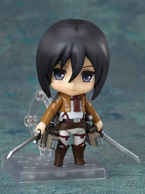 Mikasa Ackerman 365 Clay man Anime PVC Action Figure Toys Vinyl Doll Collection Model # Collection Nendoroi
