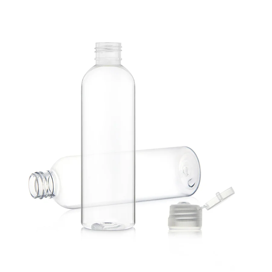 stock refill empty plastic bottles containers with flip cap 120ml for cosmetic oil