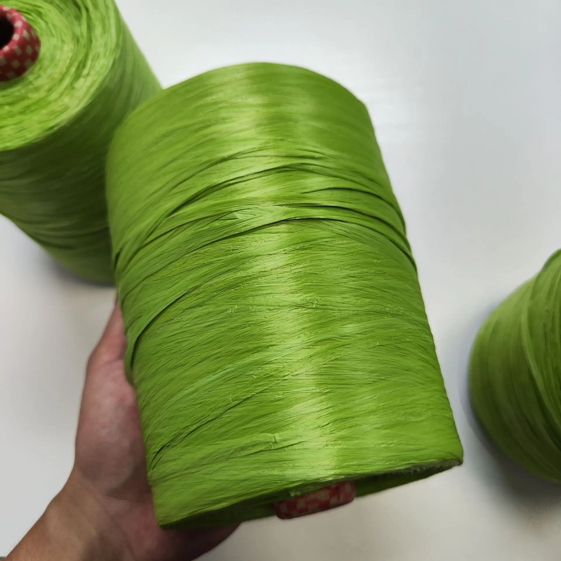 Rayon Raffia Paper Yarn Crochet Ribbon Craft Packing Paper for Festival Gifts, DIY Decoration and Weaving Rafia Yarn