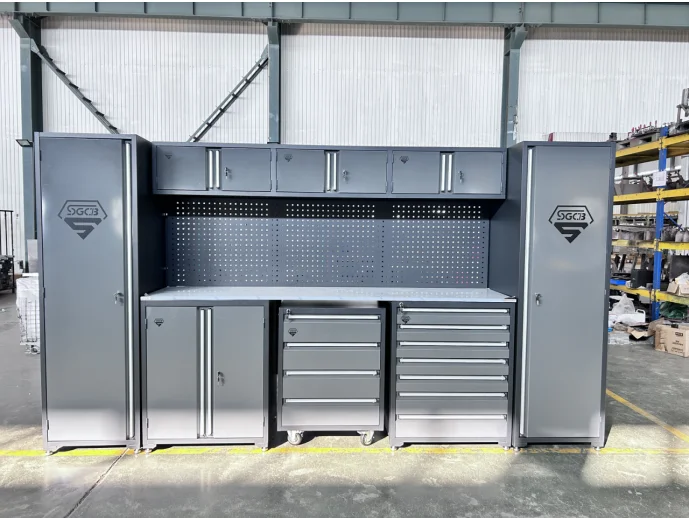 Personalized Design Powder Coat Steel Garage Cabinets Storage Systems