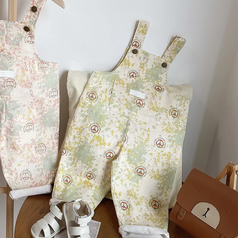 Hot Sale Unisex Baby Infant Romper Toddler Girl Boy Denim Overalls Kids Jeans Jumpsuit Kids Printed Jumpers