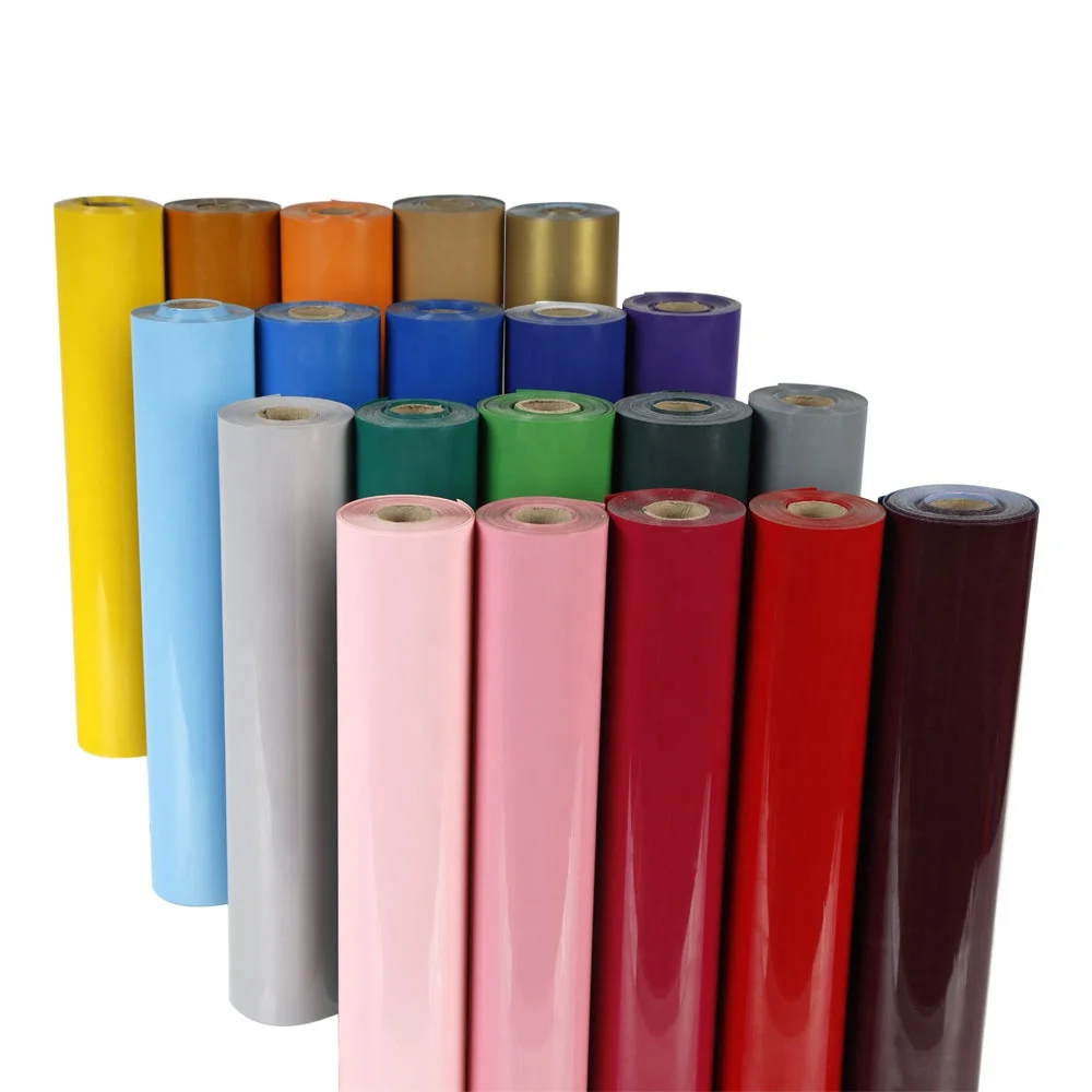 renlitong permanent heat transfer vinyl pu matte heat transfer vinyl transfer paper for iron on vinyl for shirts