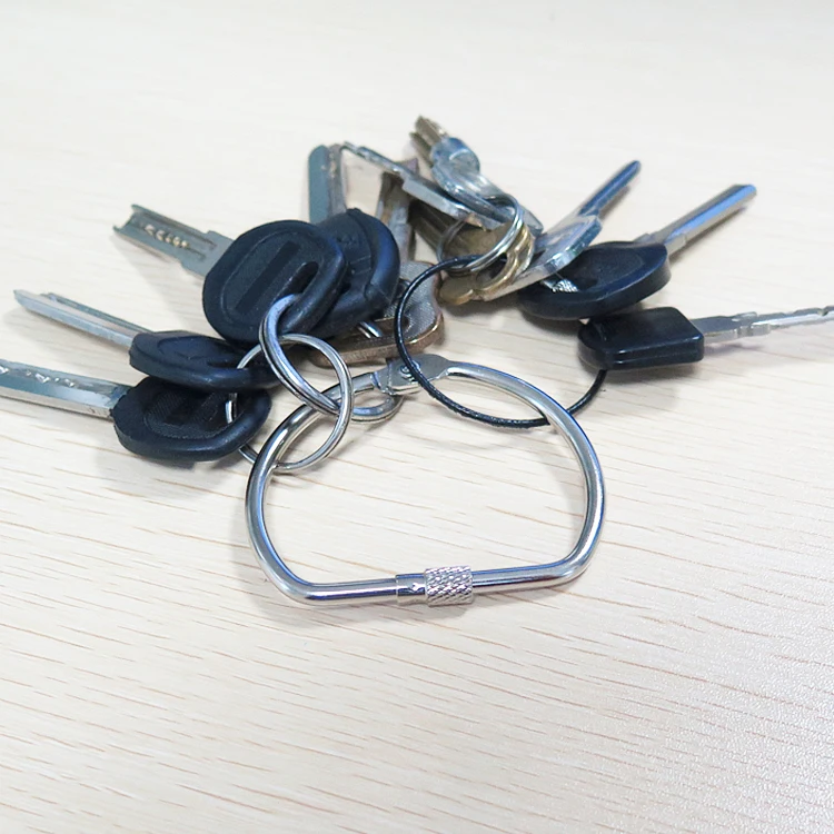 YIWANG Hot Sale Iron 50mm Hardware Key Chain Lock Ring With Screw