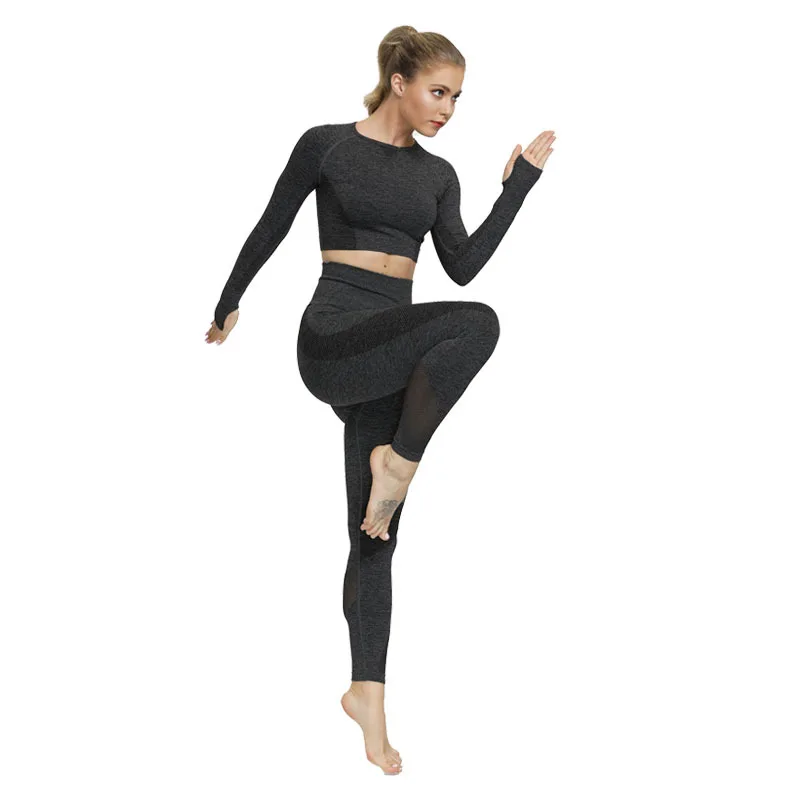 [Бесплатный образец] Комплект штанов для йоги, женские леггинсы, услуги по обработке одежды, легкая Спортивная одежда на заказ