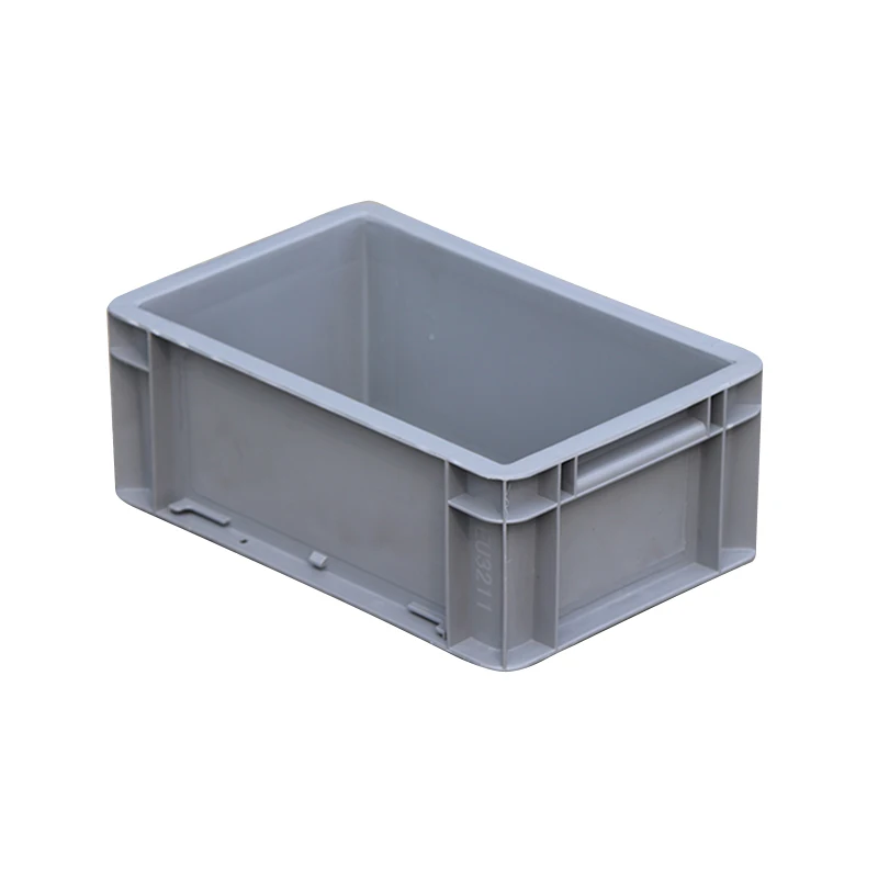 Heavy Duty Durable Solid Box Crate 300*200*120mm Stackable Plastic Logistic Crate Euro Storage Box