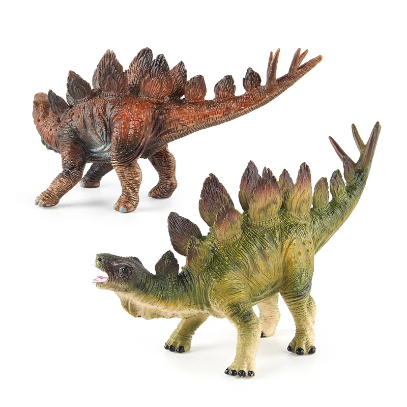 Plastic Dinosaur Model Triceratops Stegosaurus Animal Model Plastic Dinosaur Toy Jurassic Dinosaur Model