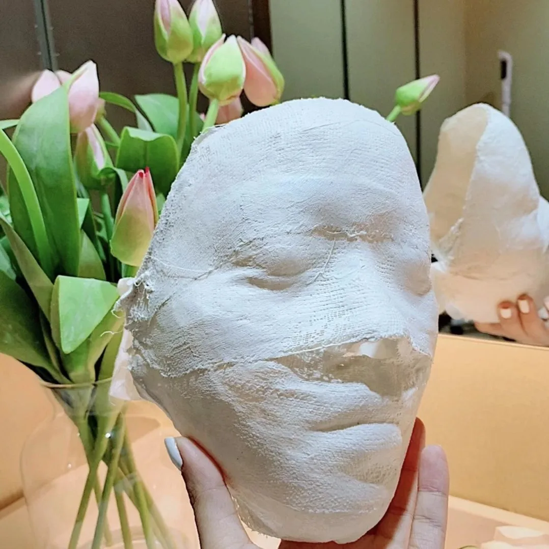 Beauty SPA use Gypsum Plaster Mask for v shape lifting slim face mask Mummy Mask